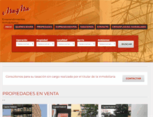 Tablet Screenshot of magmaemprendimientos.com